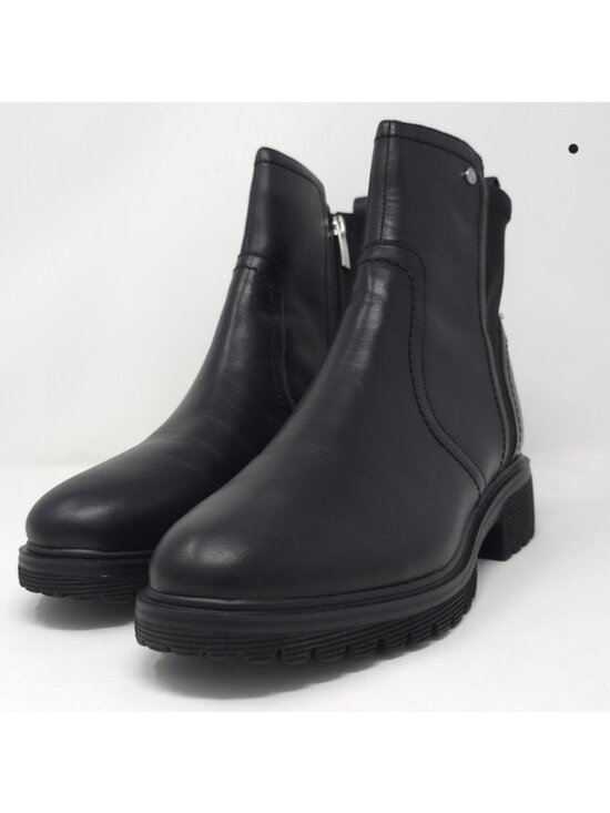 Rockport Shoes - Rockport Black Leather Ankle Booties with Side Zip 9.5M